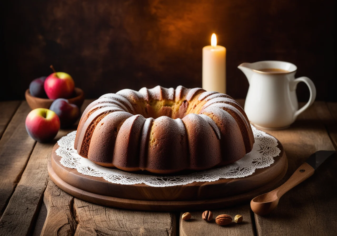 Bundt cake with various fillings