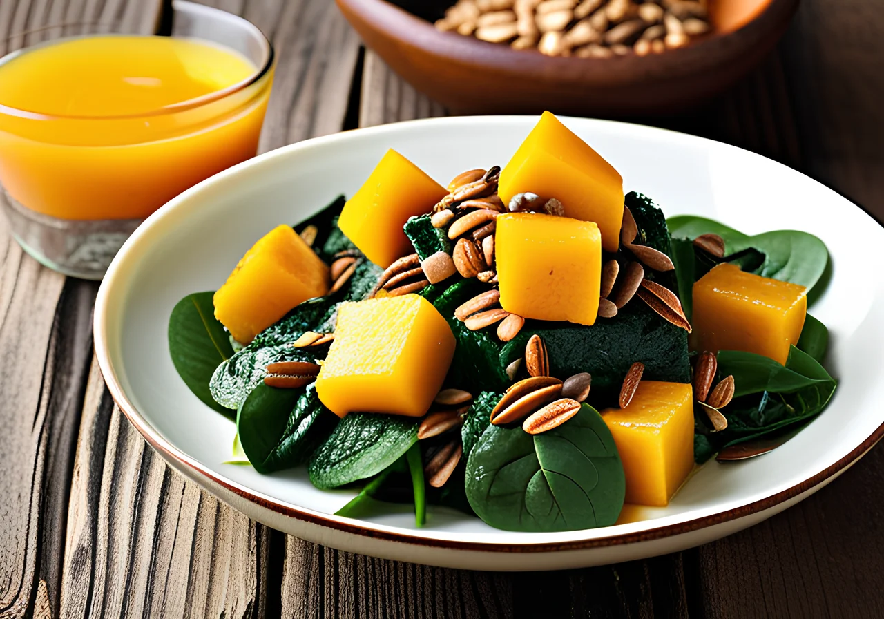 Spinach-Mango Vegetable