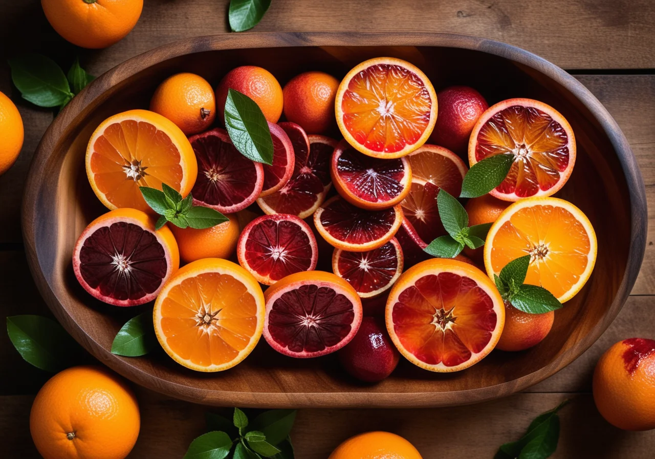 Orange Salad with Two Kinds of Oranges