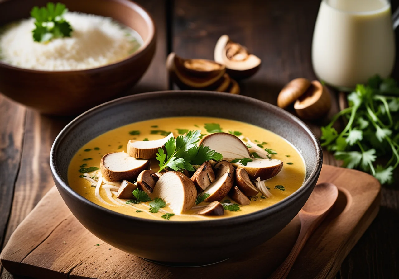 Coconut Curry Soup with Chicken