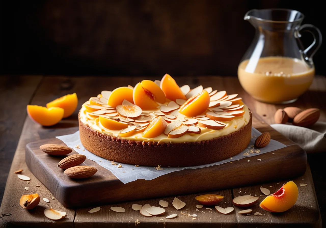 Quark Cake with Apricots