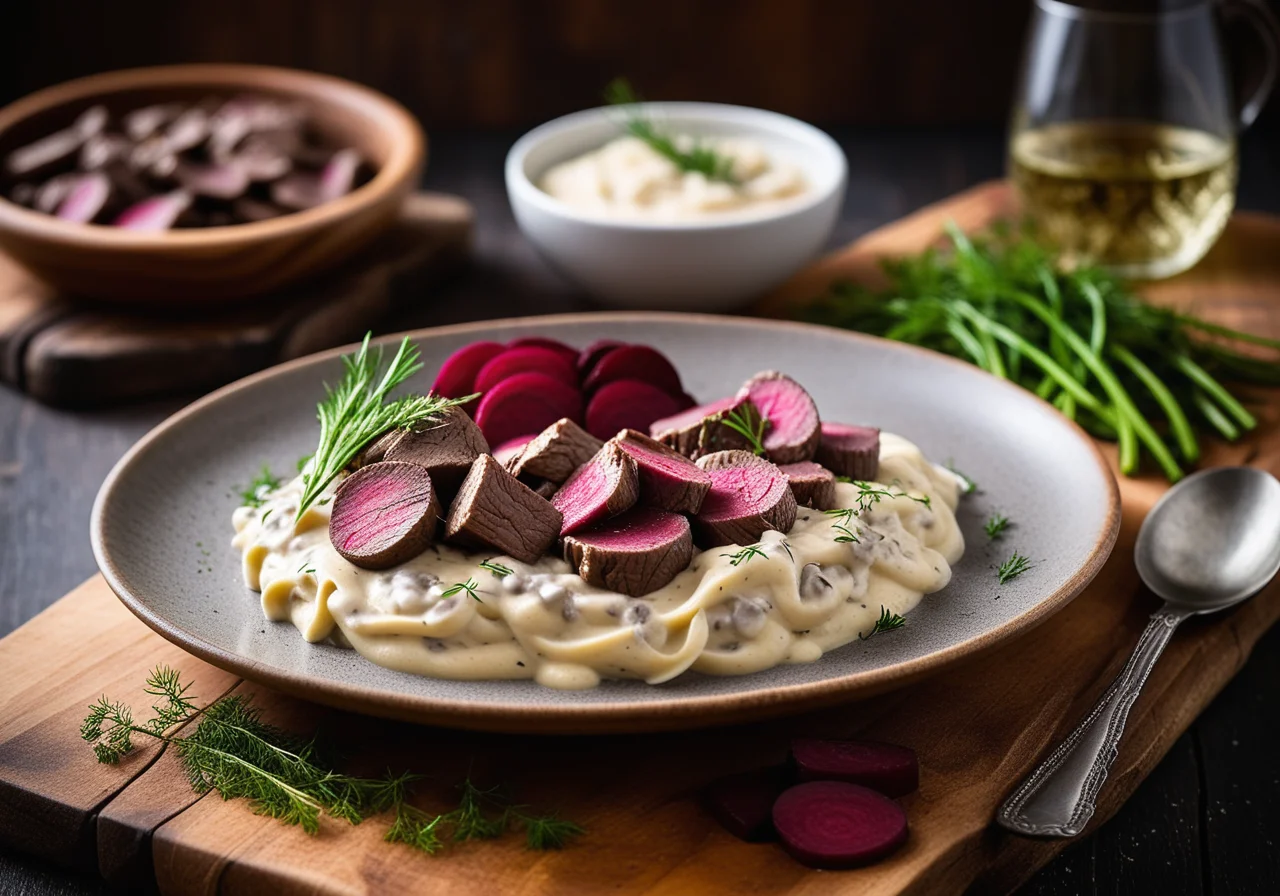 Beef Stroganoff