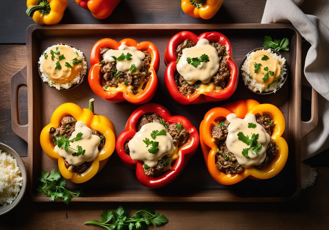 Paprika with Spicy Filling