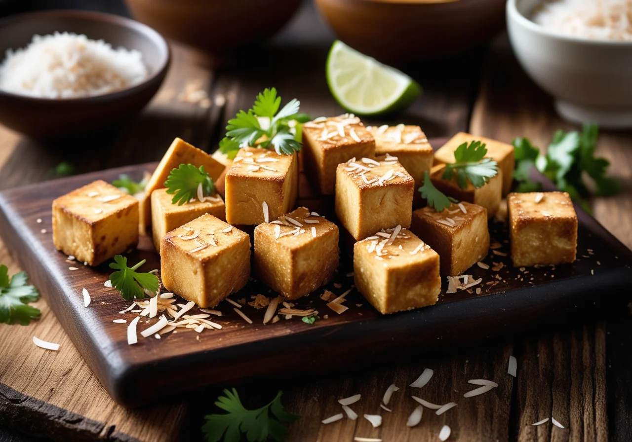 Frittierter Tofu