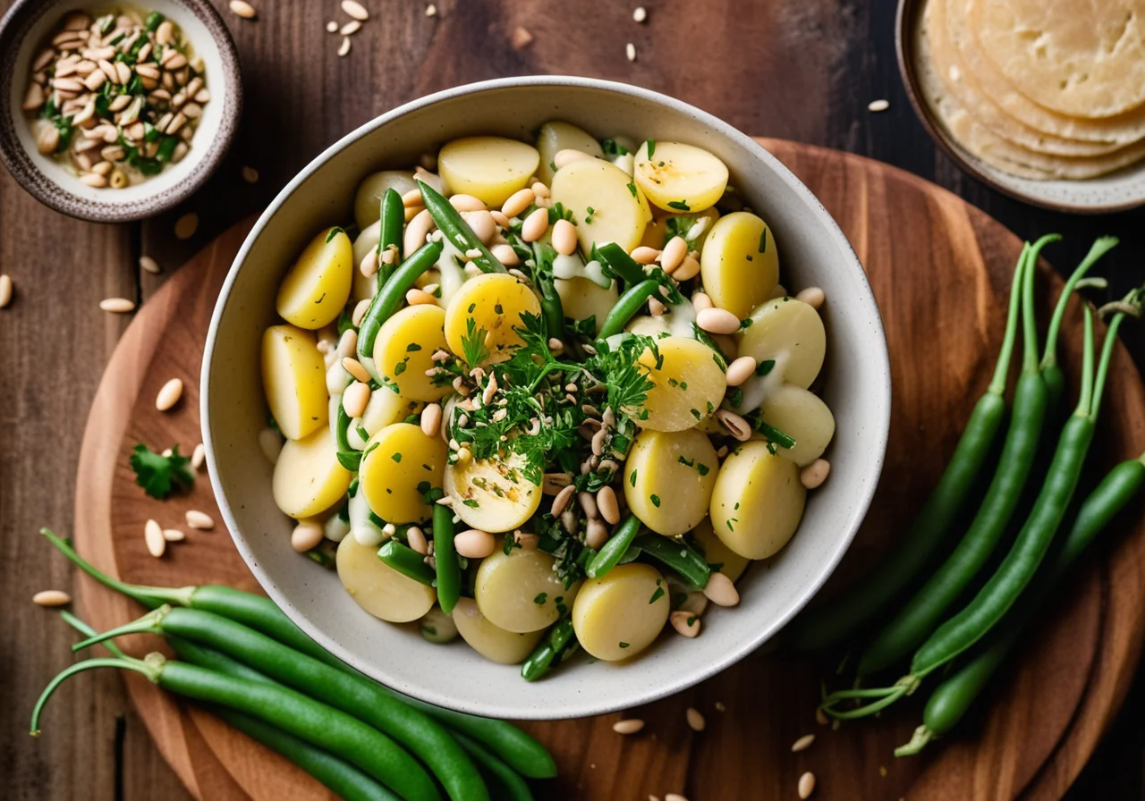 Vegan Potato Bean Salad