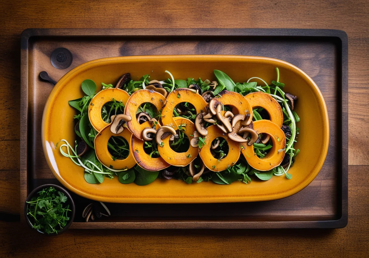 Field Salad with Mushrooms