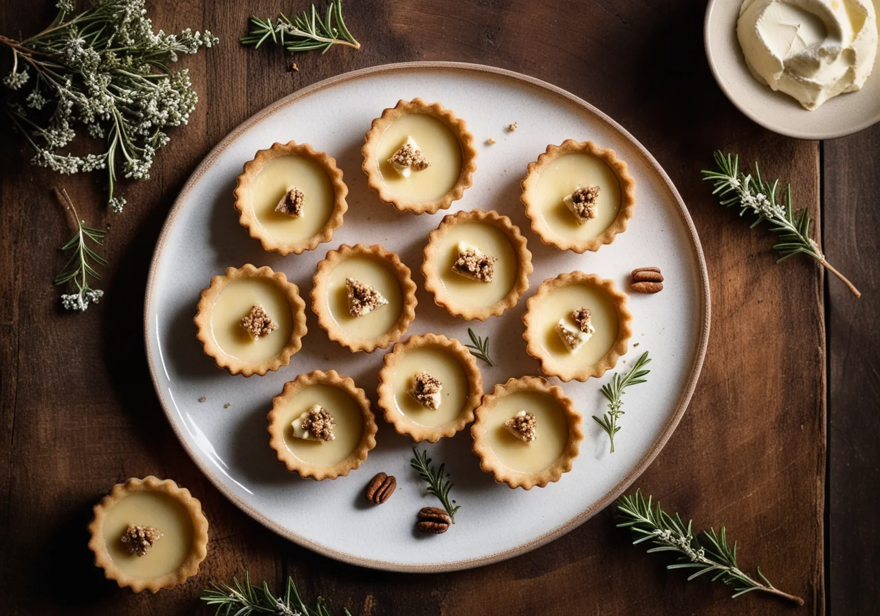 Pear Cheese Tartlets