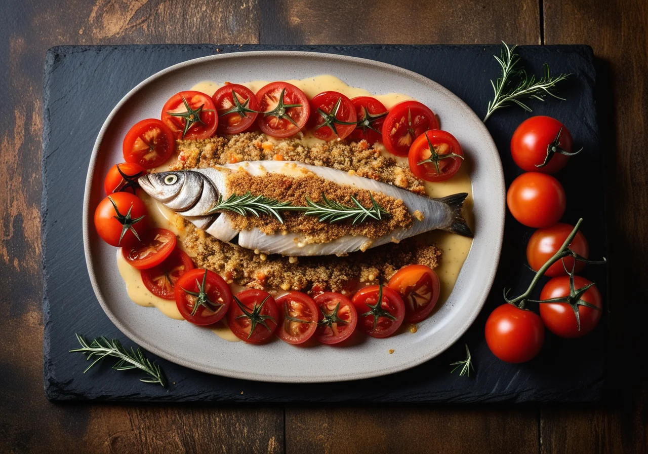 Oven-Baked Stuffed Atlantic Herring