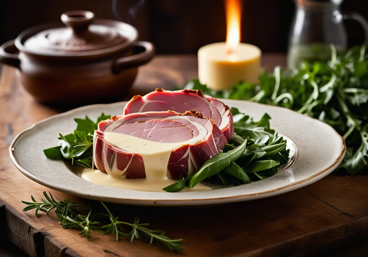 Chicoree in Ham Wrap