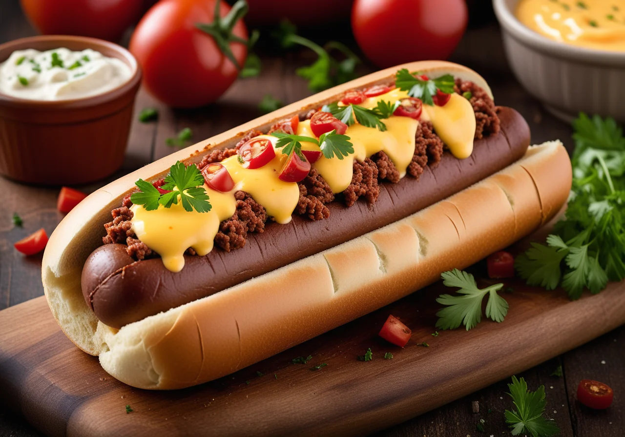 Hotdog with Ground Meat