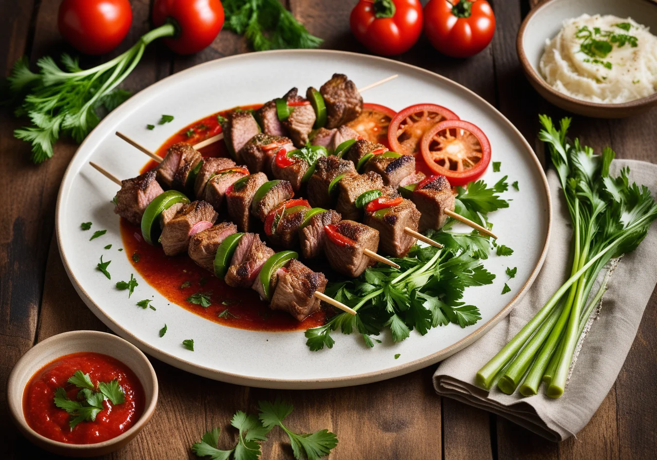Baked Lamb Kebab