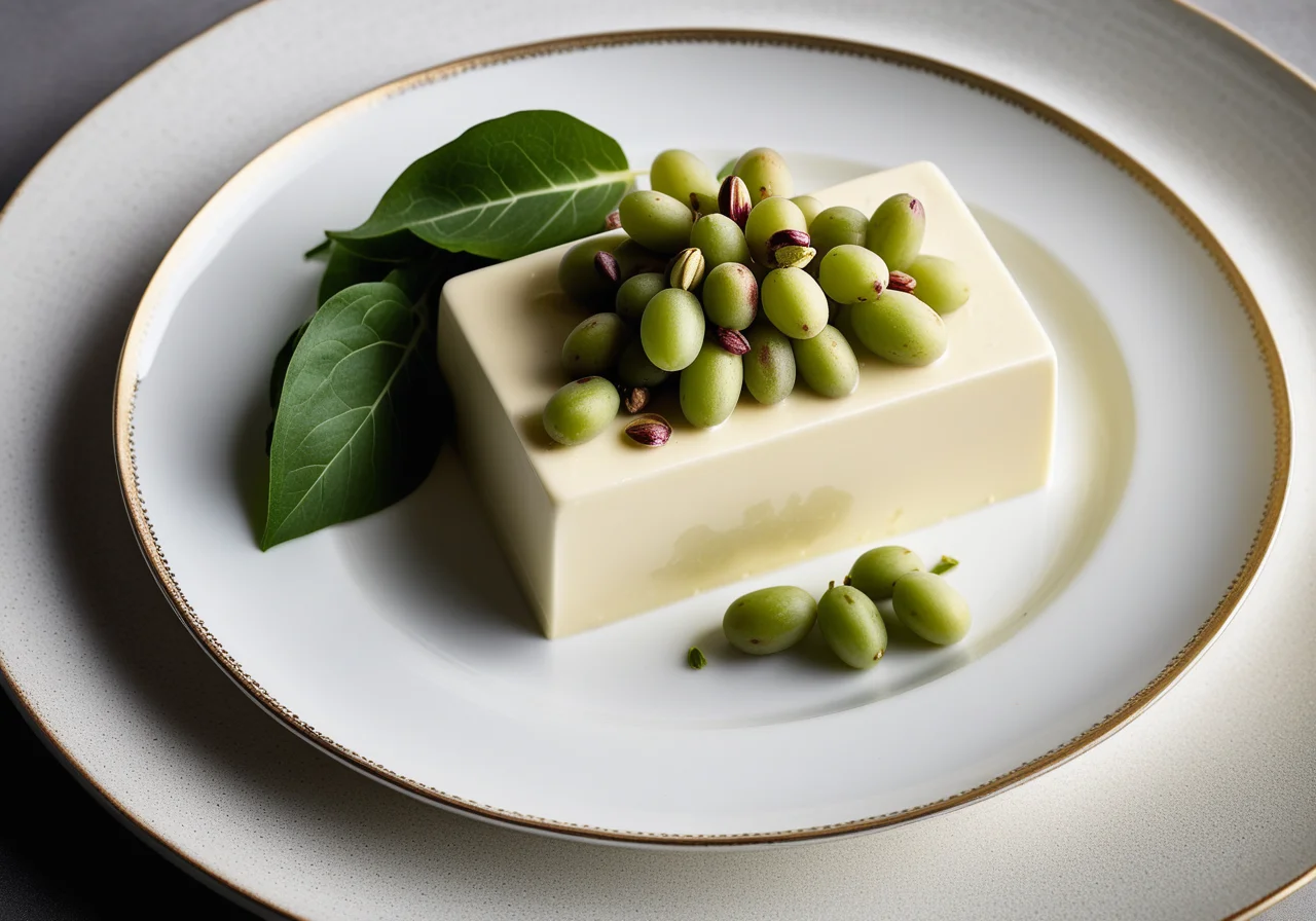 Fresh Cream Terrine with Grapes