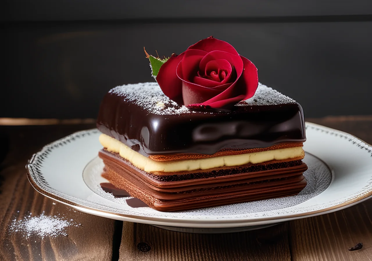 Chocolate Baumkuchen Cake