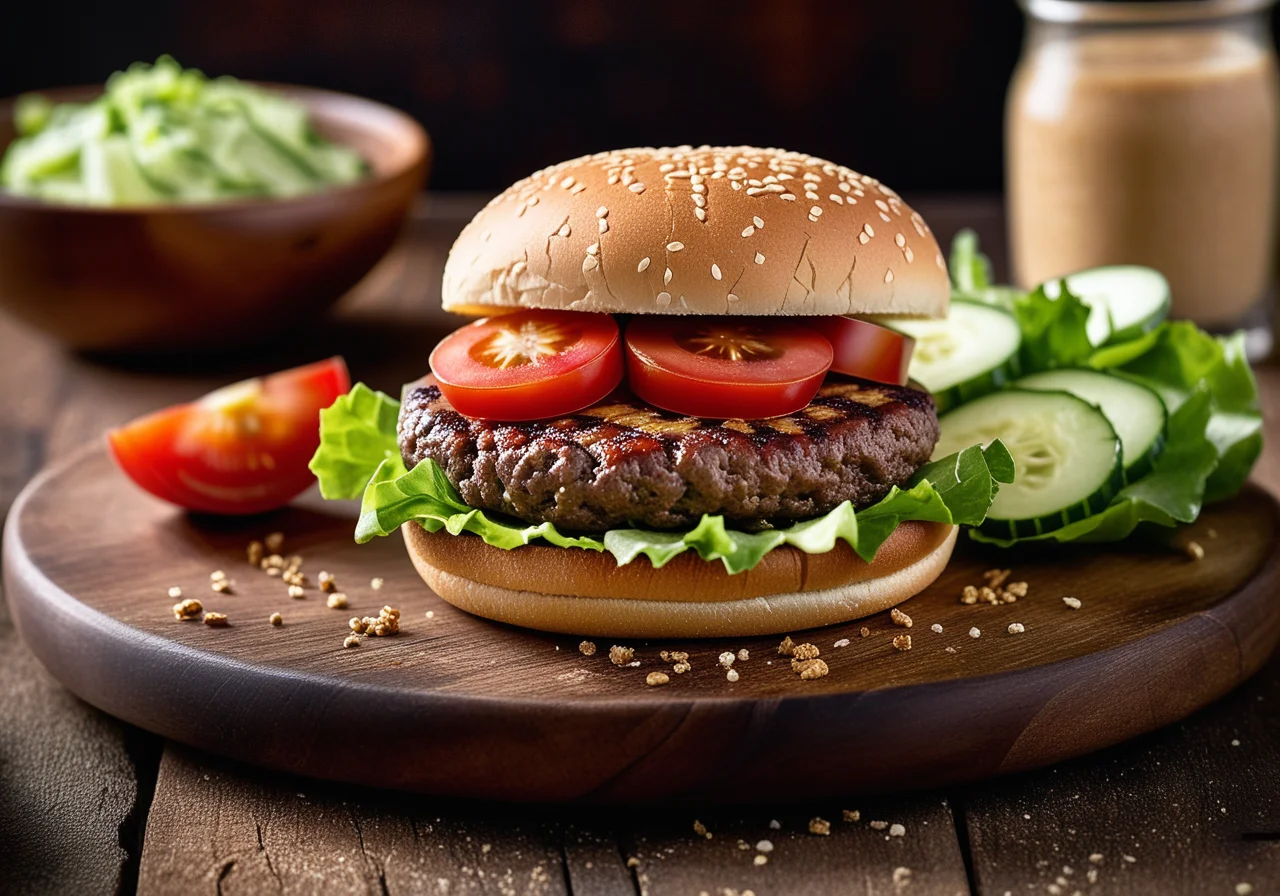 Red Beet Bean Mini Burgers