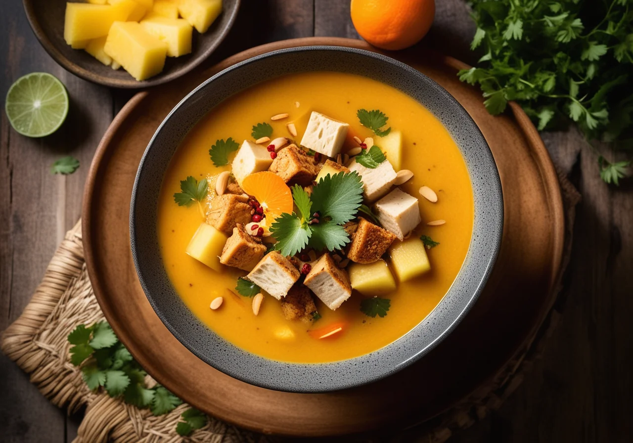 Pineapple Curry Soup