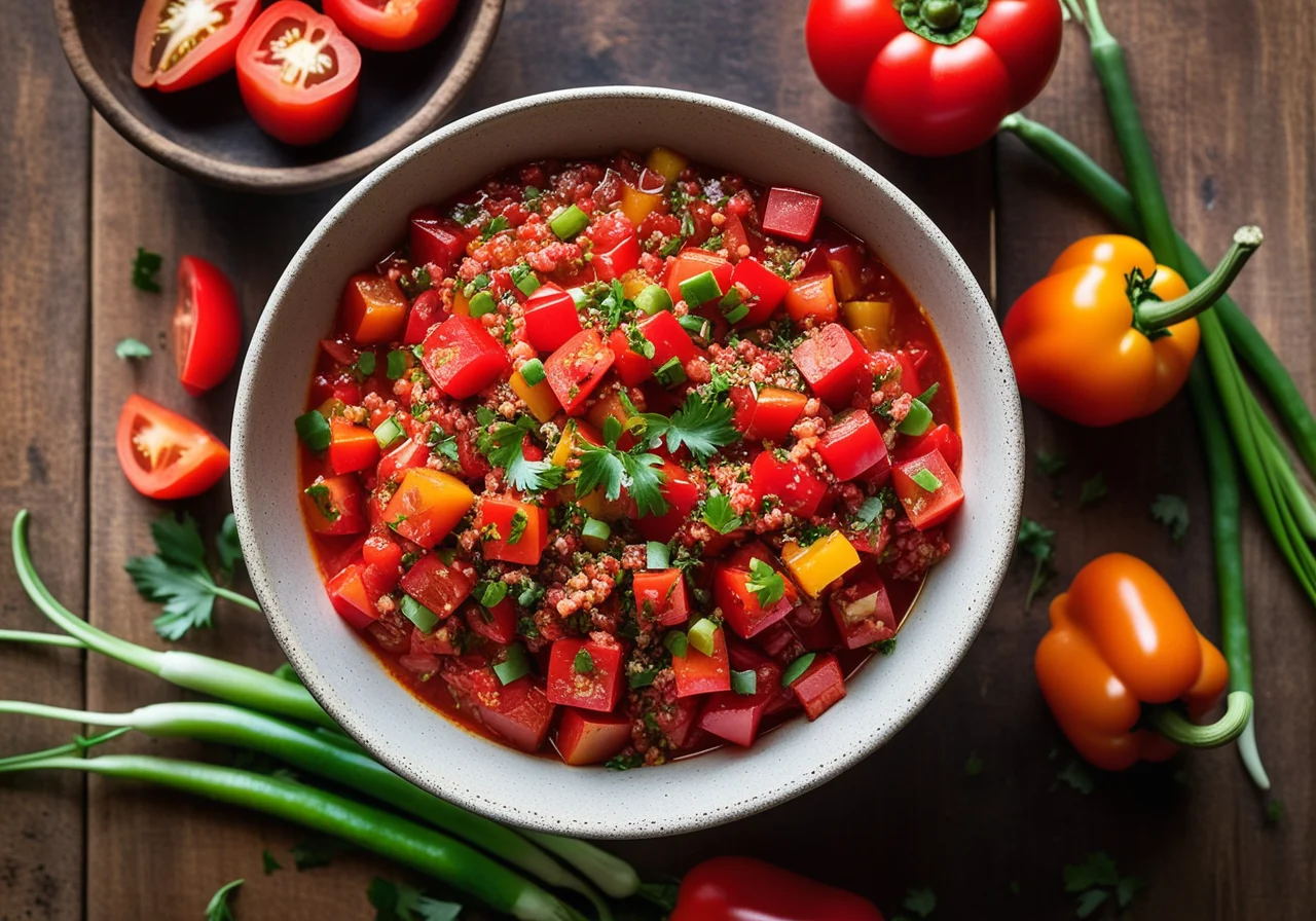 Cuban Pepper‑Tomato Salsa