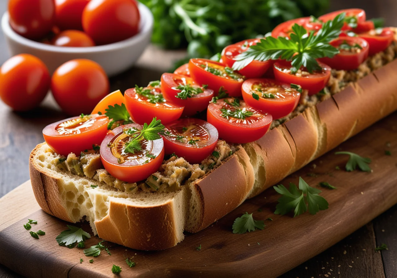 Baguette with Three Spreads