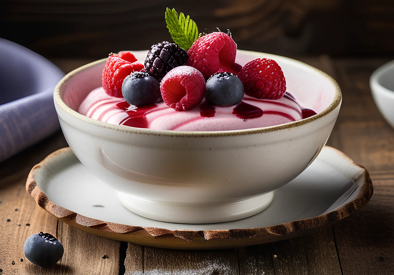 Frozen Berry Yogurt