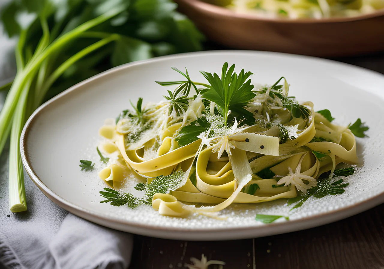 Wild Garlic Pasta Dough