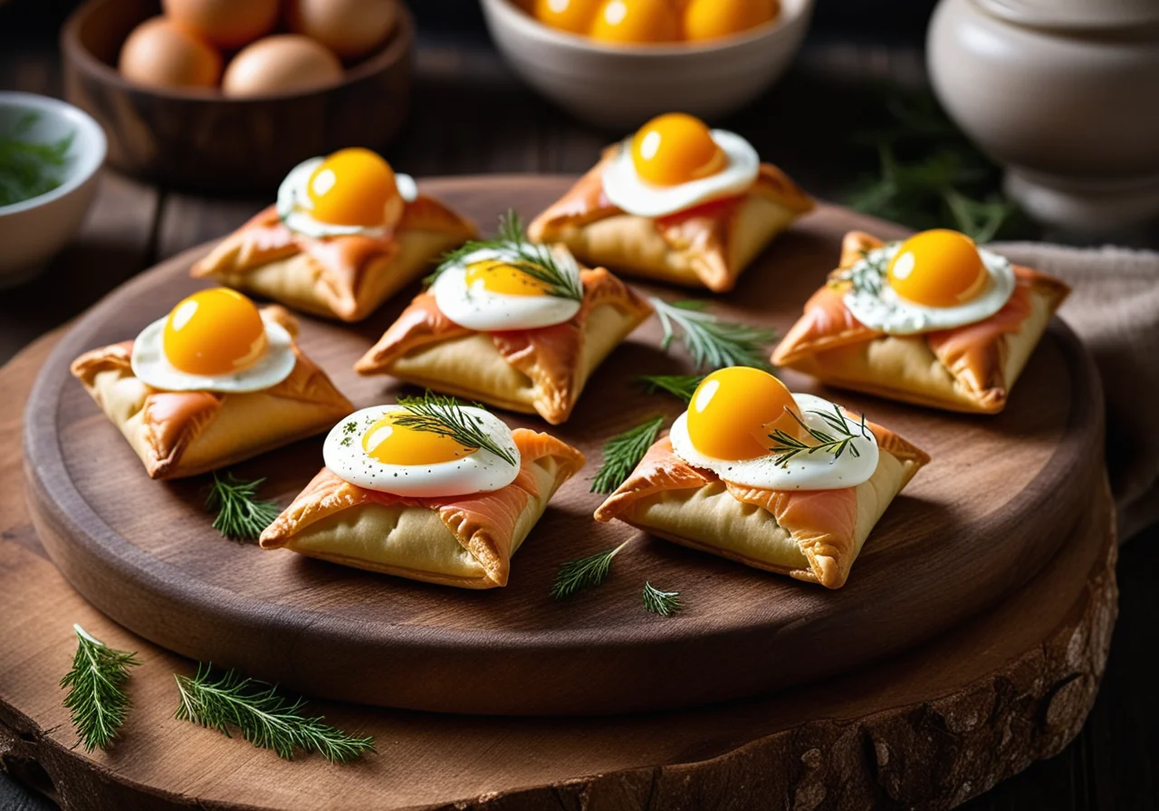 Salmon Pastry in Dough Wrapper