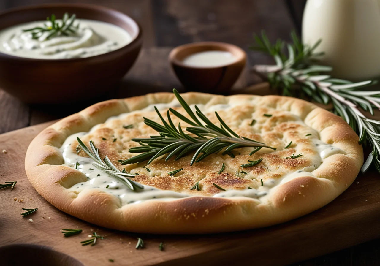 Crunchy Flatbread with Garlic
