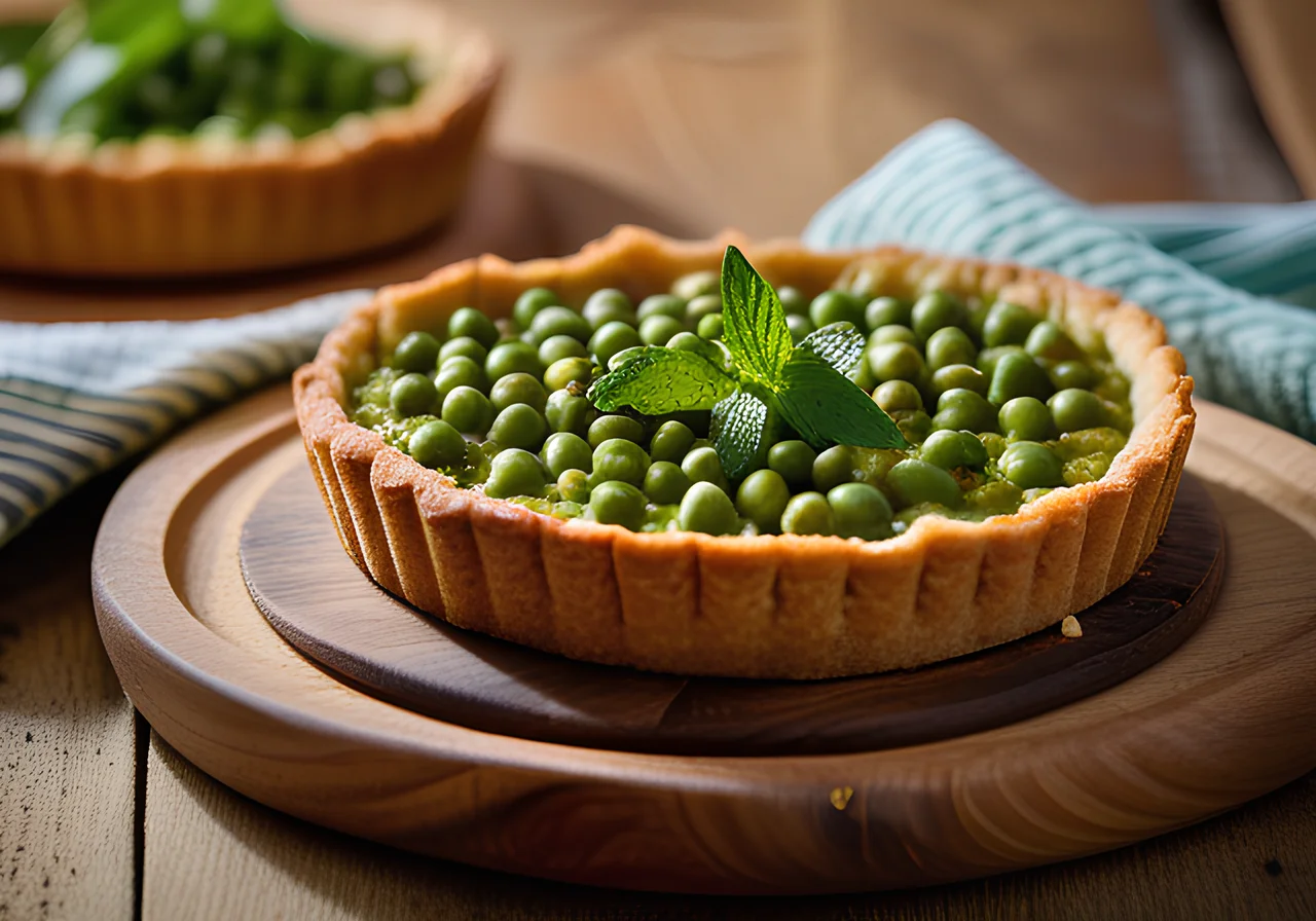 Savory Pea & Bean Tart