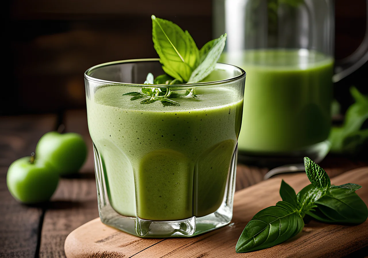 Pea Smoothie with Apple