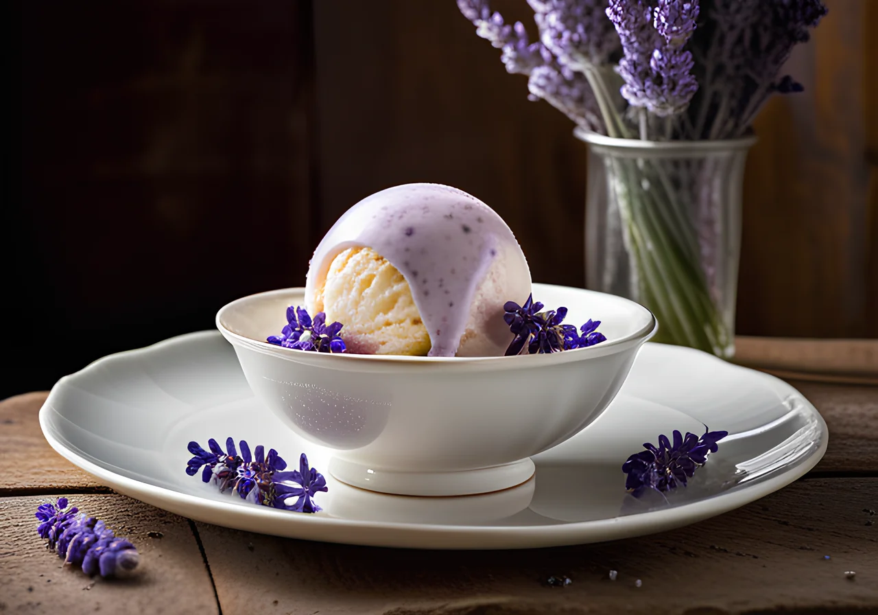 Lavender Ice Cream
