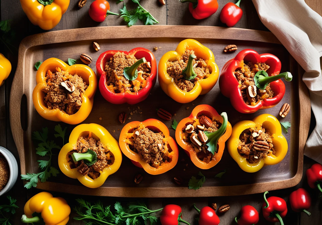 Stuffed Bell Peppers with Chicken
