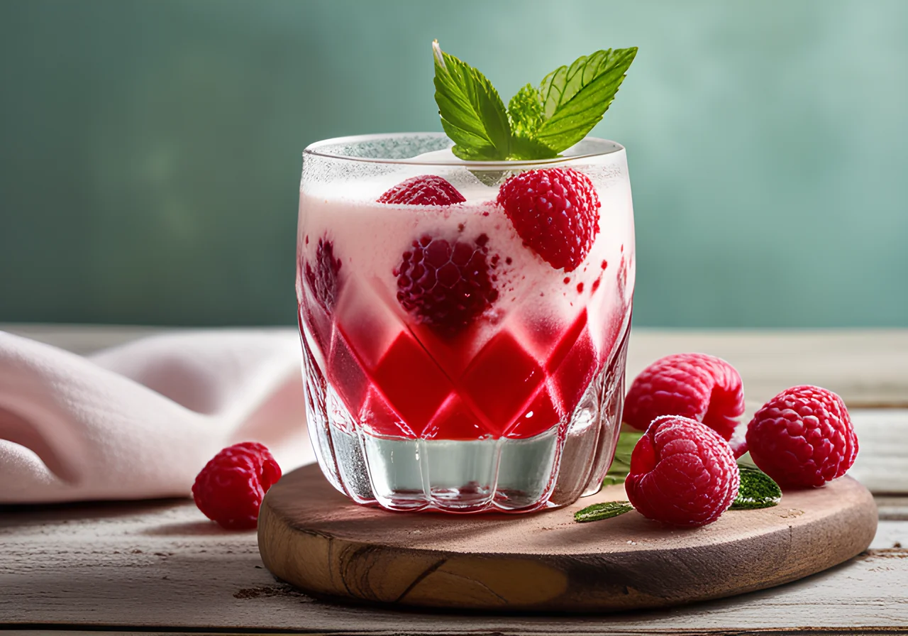 Buttermilk Raspberry Drink