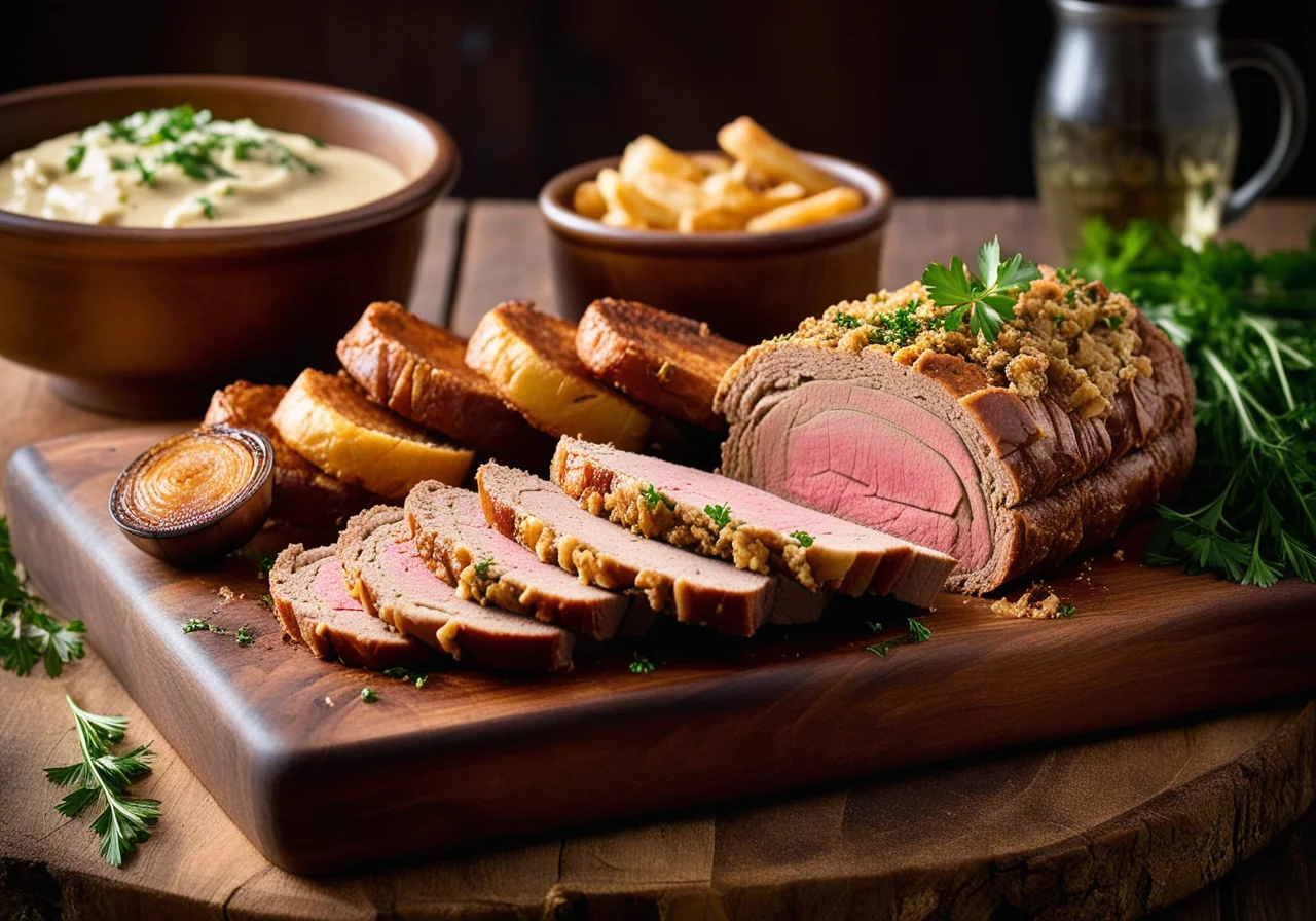 Veal Brisket with Stuffing