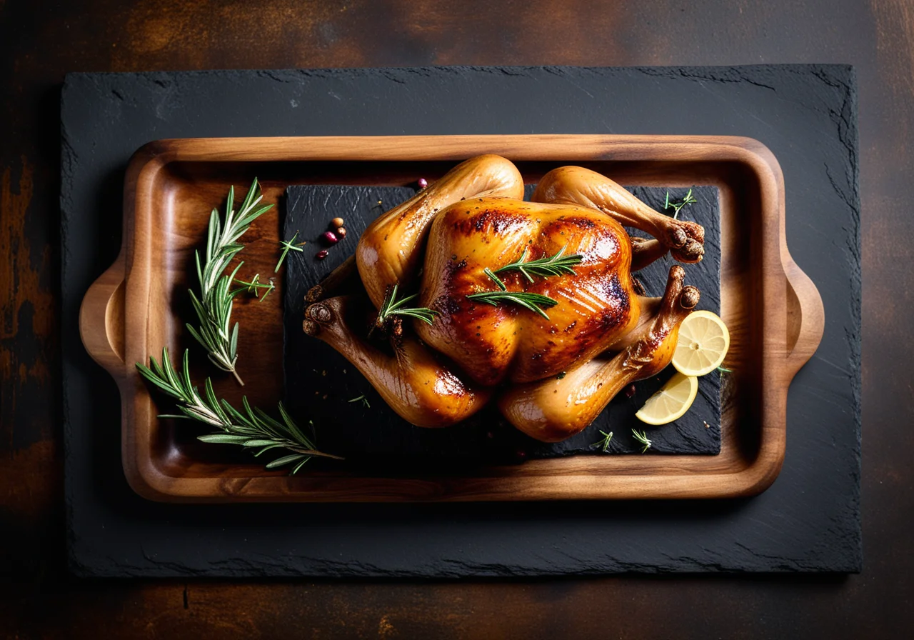 Herb Roasted Perlhuhn