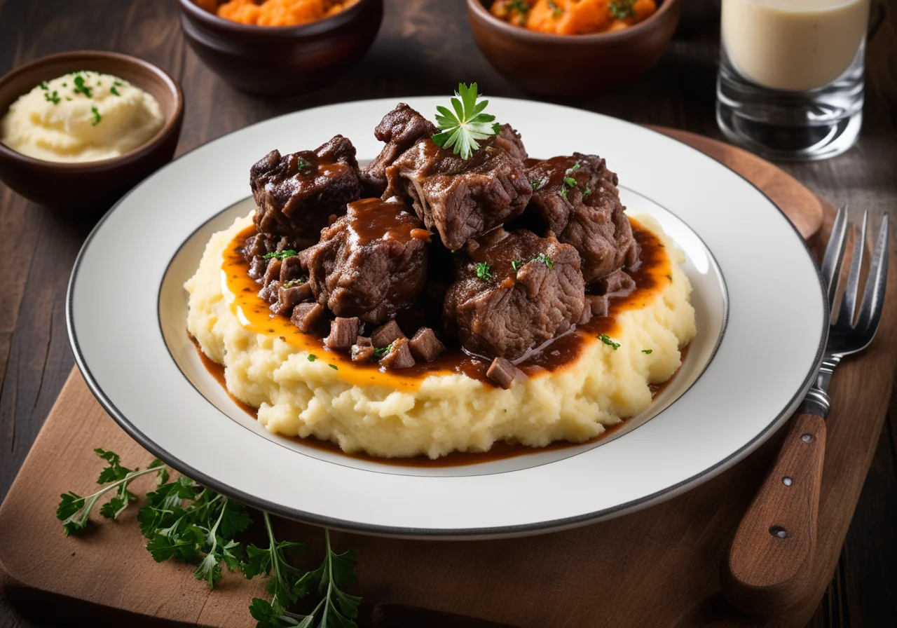 Oxtail with Potato Mash