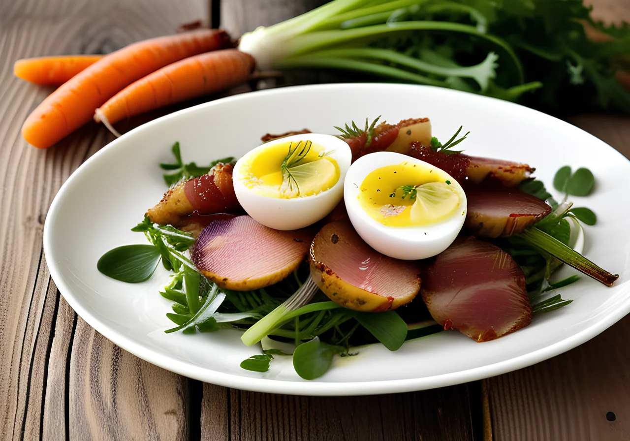 Egg Salad with Arugula