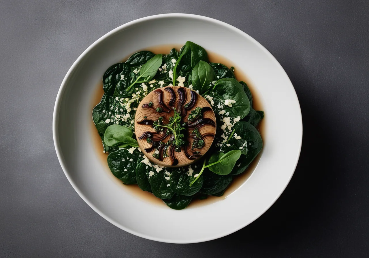 Mushroom Spinach Terrine