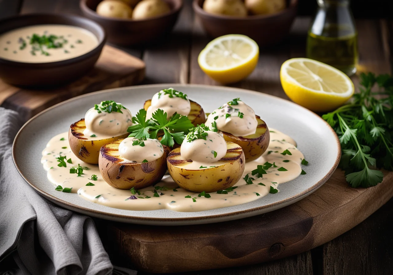 Young Potatoes with Tuna Sauce