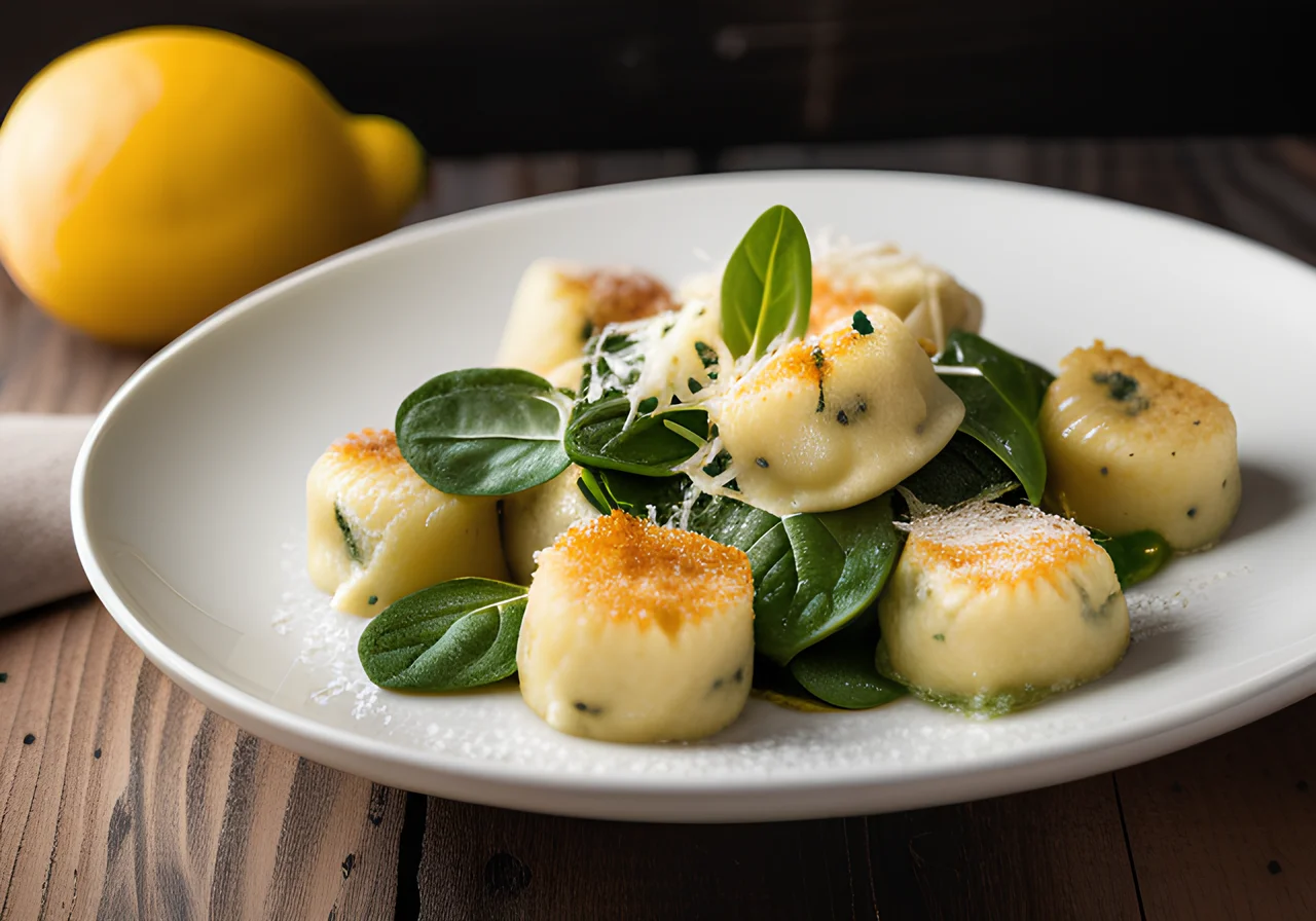 Parmesan Spinach Gnocchi