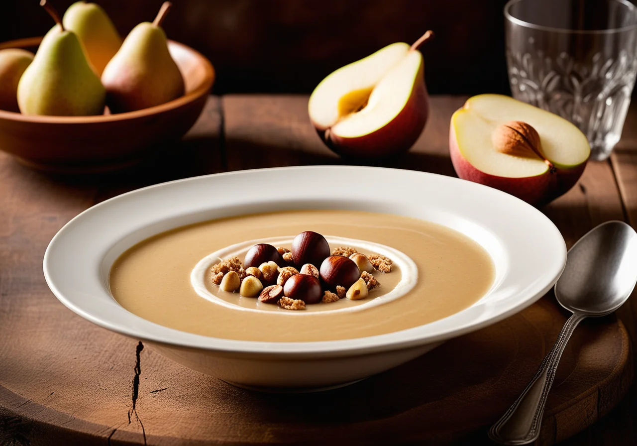 Pear Chestnut Soup