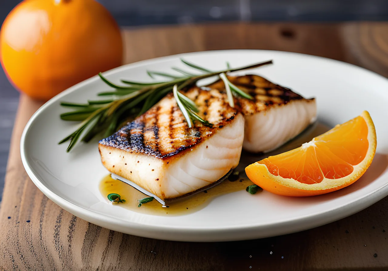 Grilled Cod Fillets