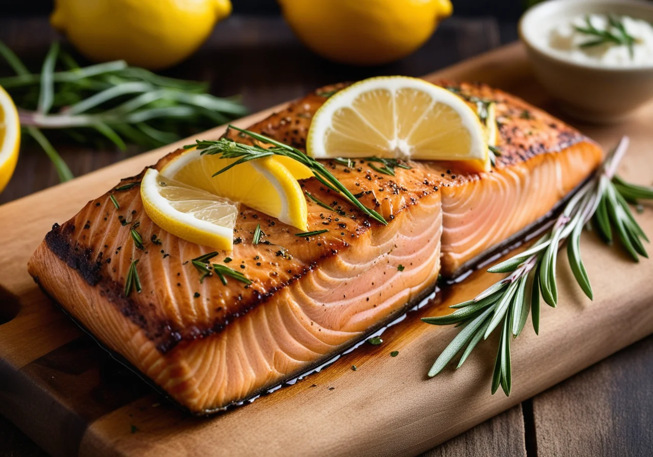 Salmon with Lemon