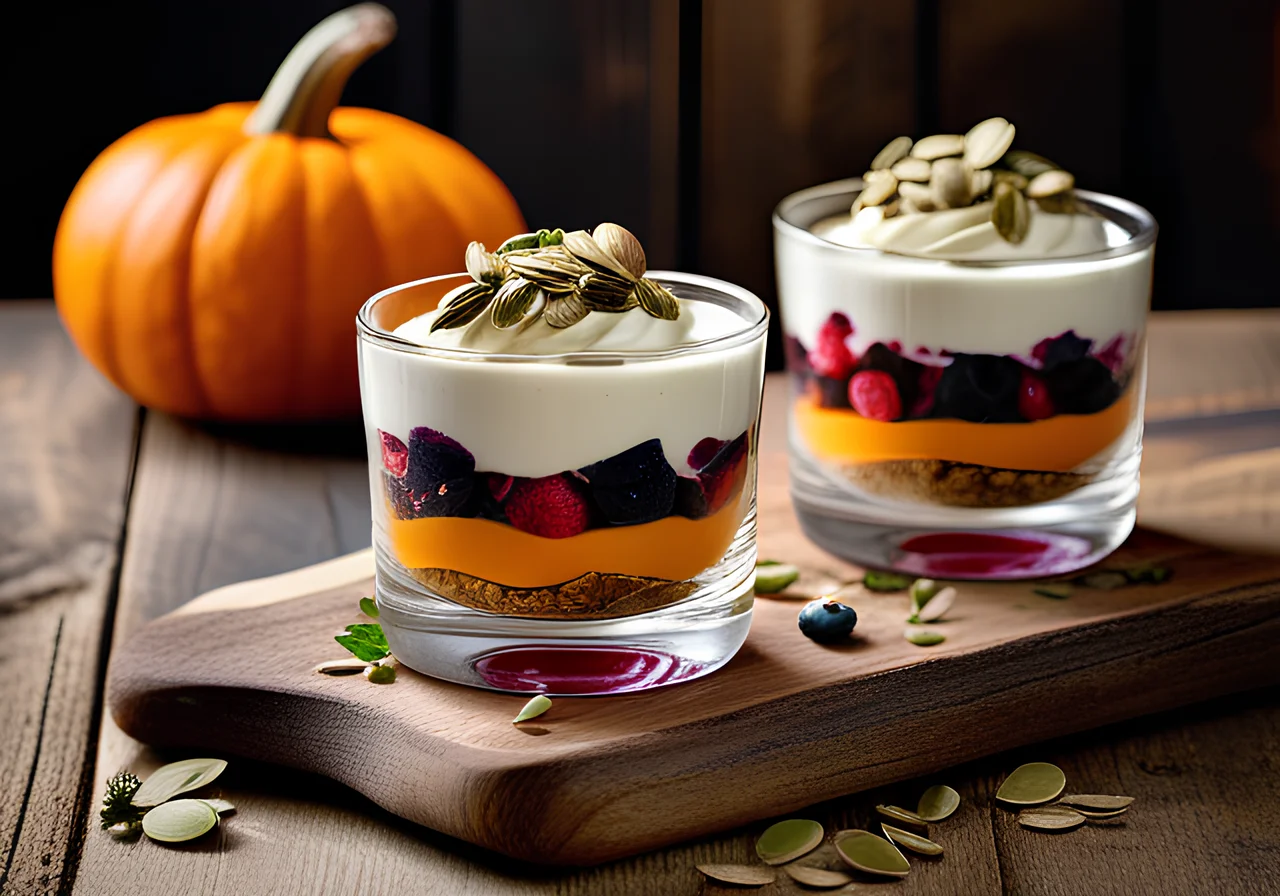 Berry Yogurt Layered Dessert