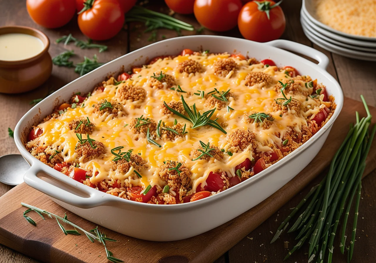 Tomato Rice Casserole