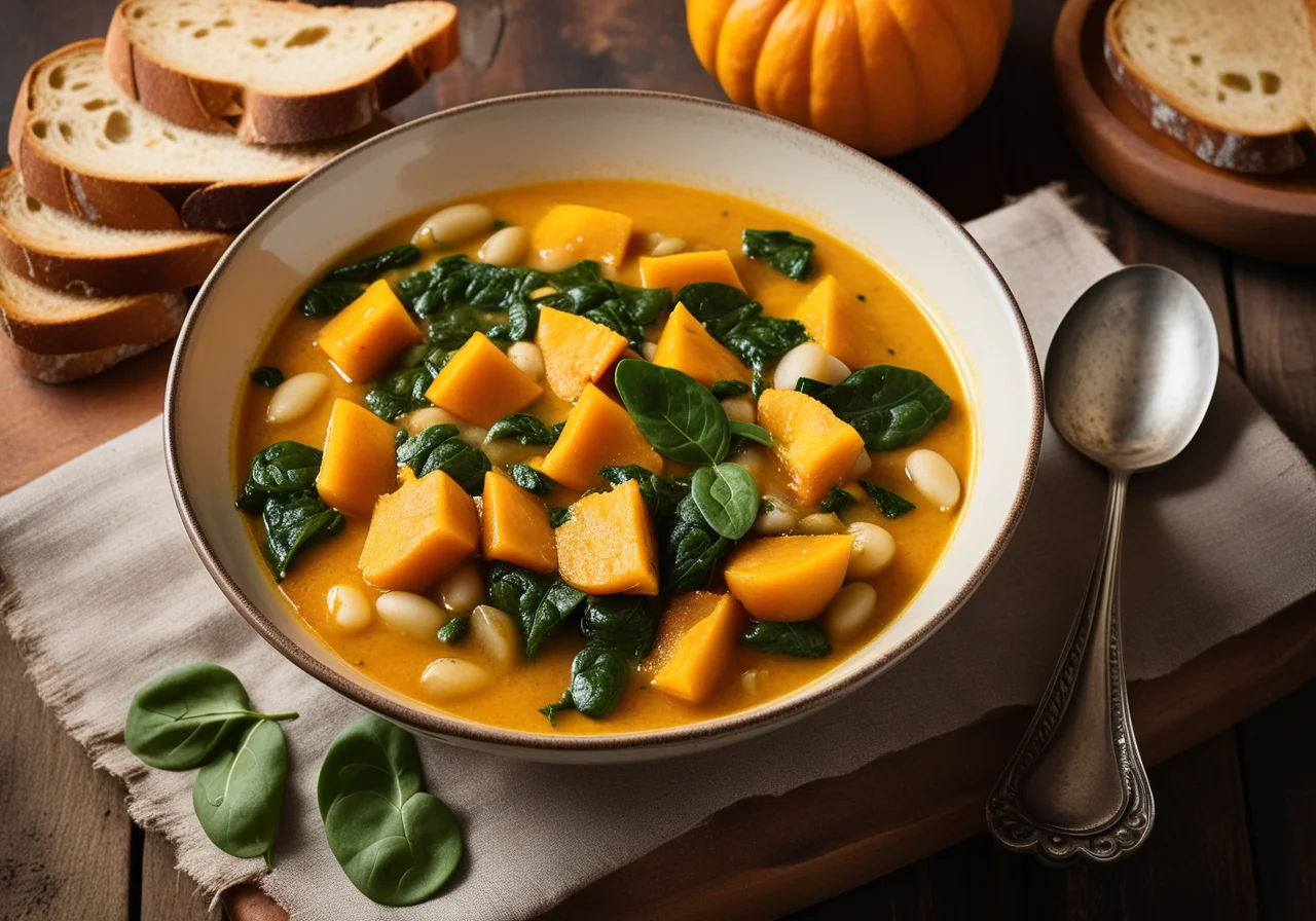 Pumpkin and Lima Bean Stew