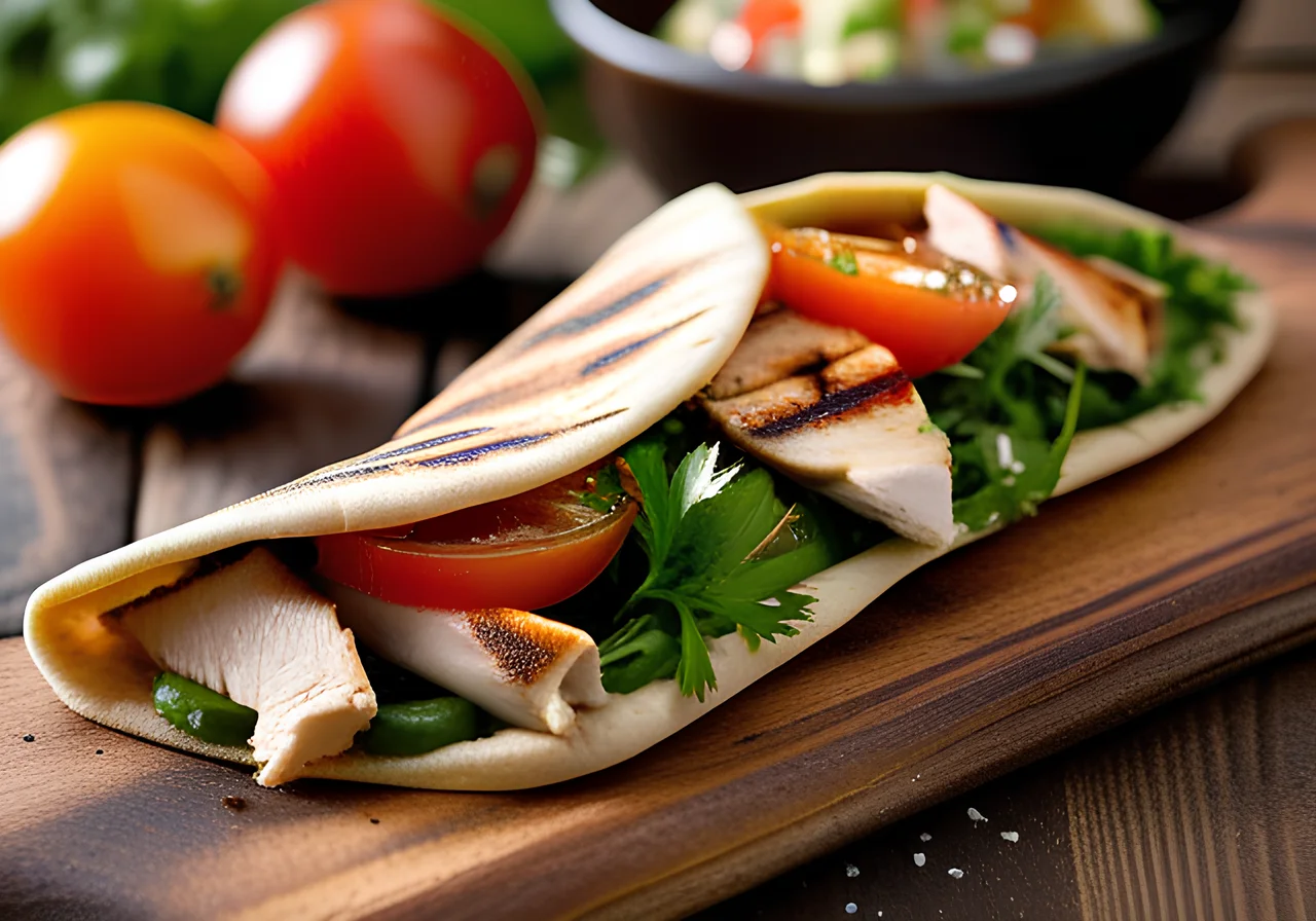 Pita Pocket with Chicken