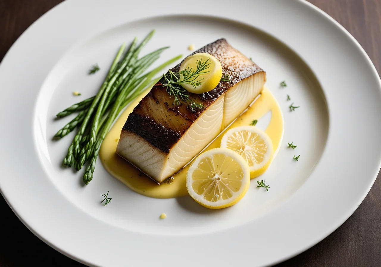 Sea bass with vegetables