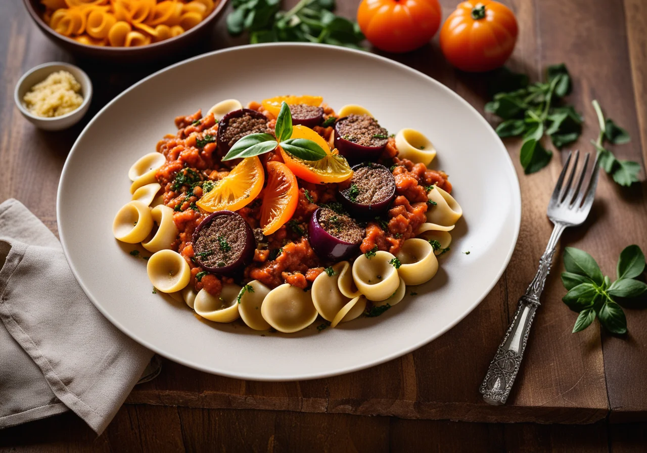 Veal Ragout with Orecchiette