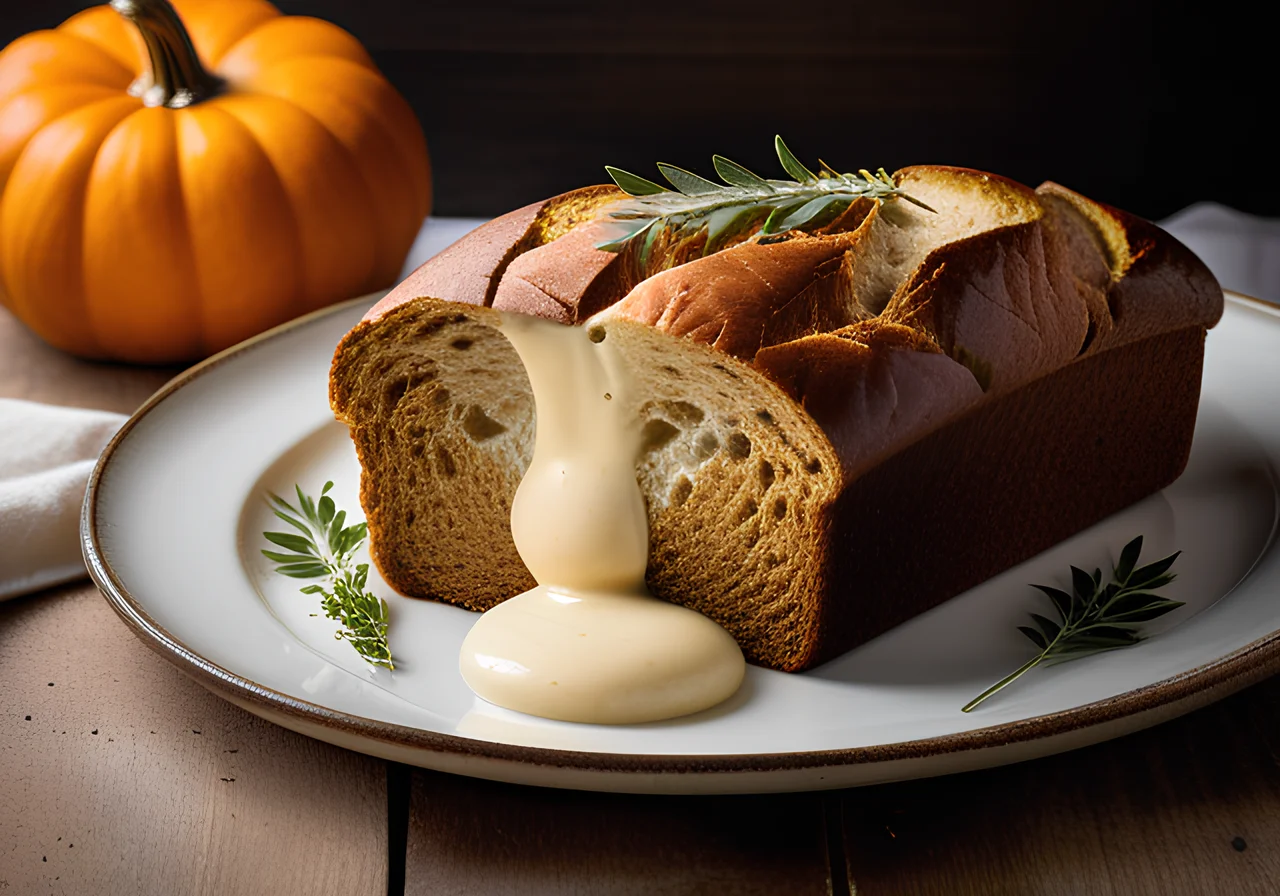 Bread with Pumpkin Goose Fat Cream