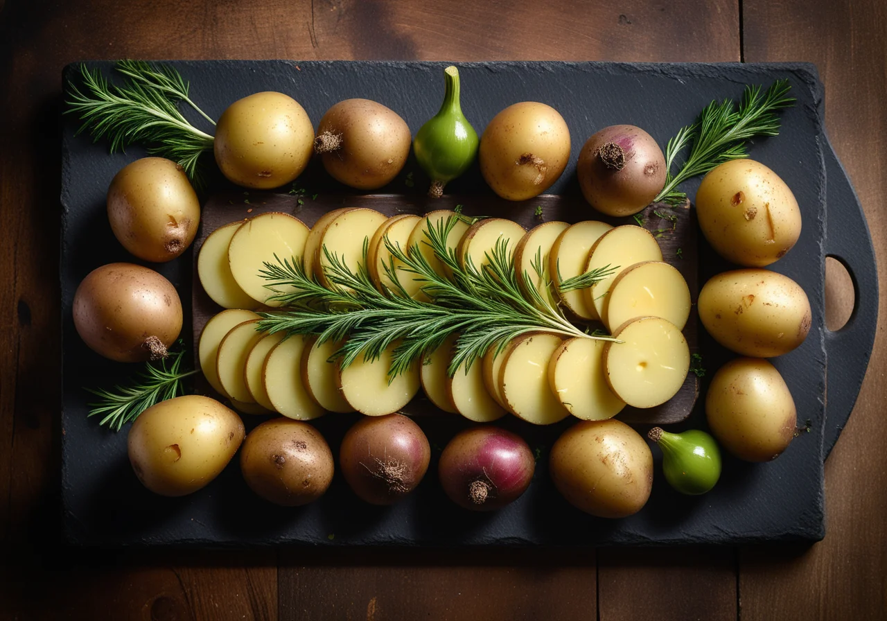 Raclette with Mixed Pickles
