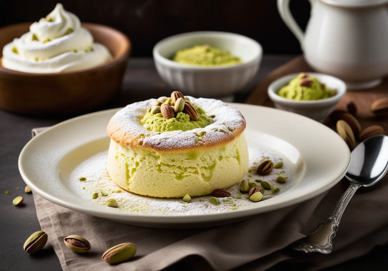 Pistachio Soufflé