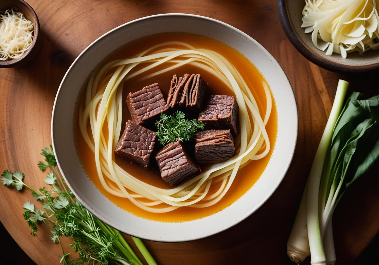 Ox Cheeks in Vegetable Broth